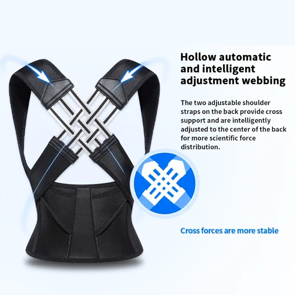 Posturo™ Adjustable Back and Shoulder Posture Corrector (Unisex)