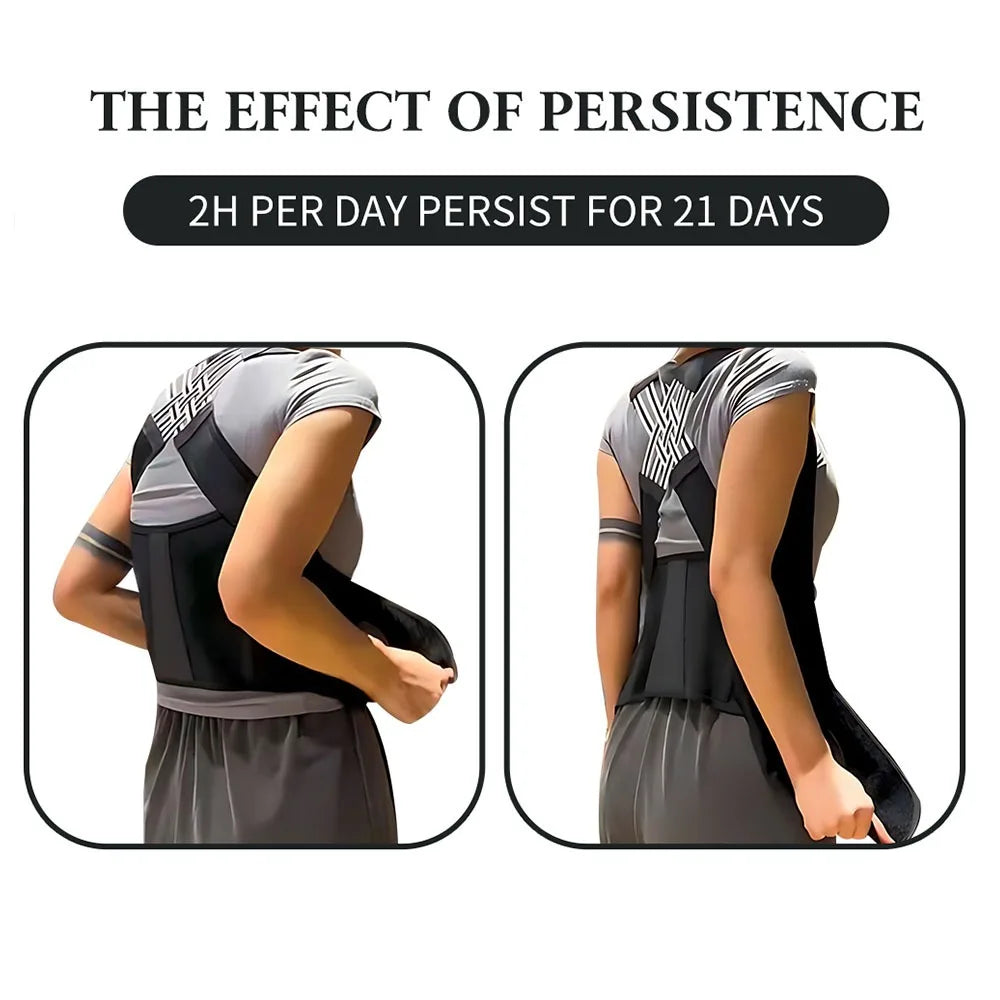 Posturo™ Adjustable Back and Shoulder Posture Corrector (Unisex)