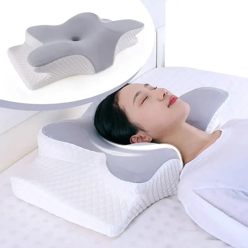 Posturo™ Butterfly Orthopedic Memory Foam Pillow for Neck & Spine Support