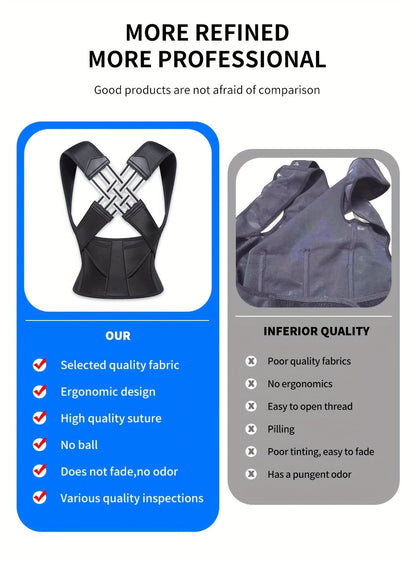 Posturo™ Adjustable Back and Shoulder Posture Corrector (Unisex)
